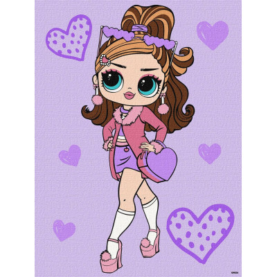 Картина за номерами LOL Surprise Tweens Fancy Gurl 30 х 40 Ідейка KHO6284