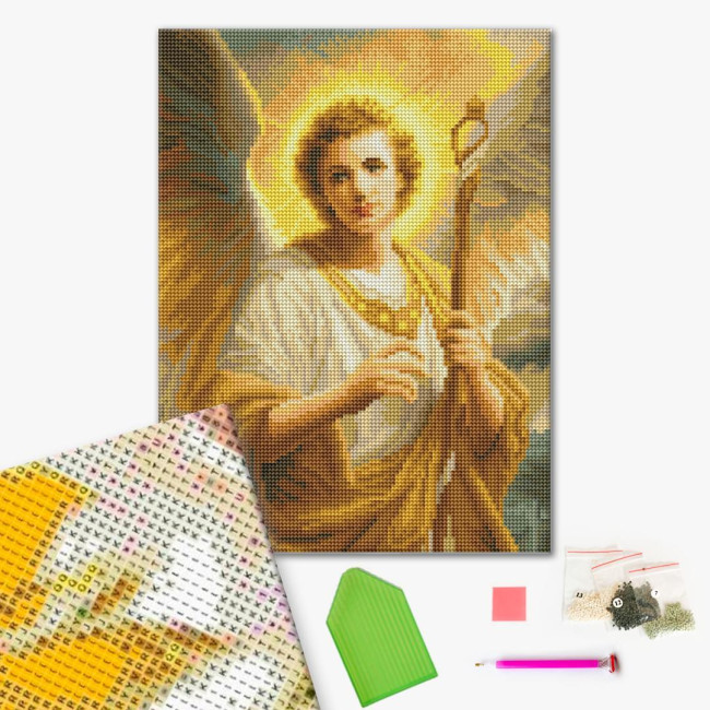Алмазна мозаїка Архангел Brushme 30 х 40 RDBS7010