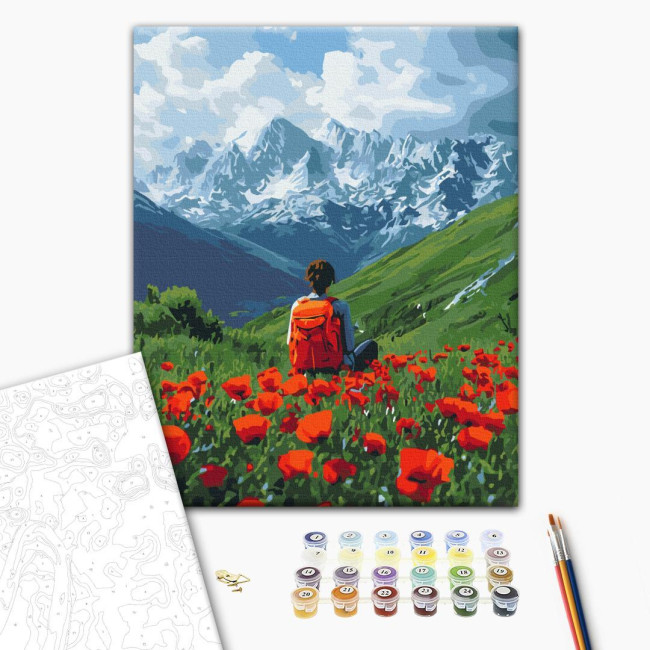 Картина за номерами Шлях до натхнення  40 х 50 Brushme BS54229