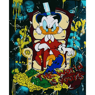 Картина за номерами Скрудж Макдак 40 х 50 Artissimo PN2010