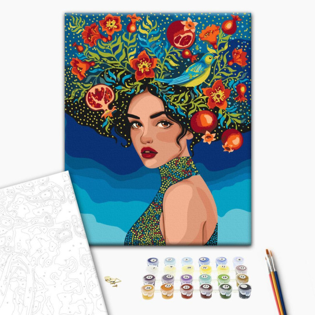 Картина за номерами Берегиня літа  Brushme 40 х 50 BS54323