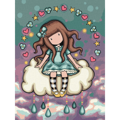 Картина за номерами April's Showers Santoro Gorjuss Collection  Ідейка 30 х 40 KHO8672
