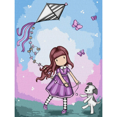Картина за номерами Don’t Fly Away Santoro Gorjuss Collection Ідейка 30 х 40 KHO8585