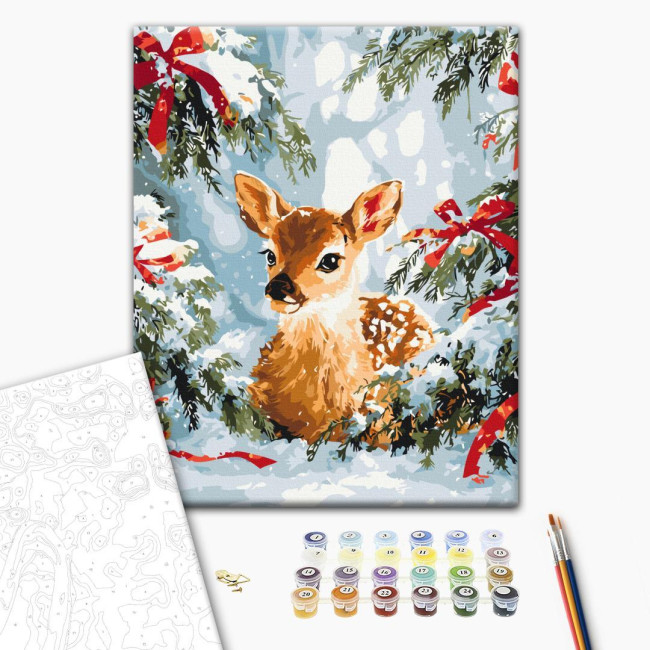 Картина за номерами Казка серед ялин 40 х 50 Brushme BS54495