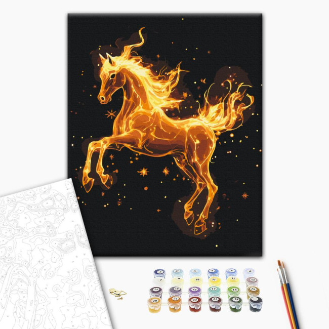 Картина по номерам Символ 2026 года Brushme 40 х 50 BS54523
