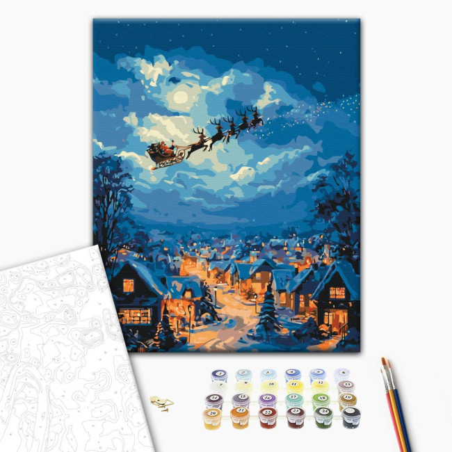 Картина по номерам Праздник приближается 40 х 50 Brushme BS54521