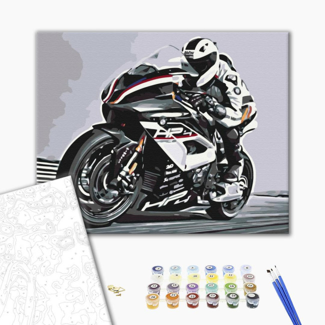 Картина за номерами Гонщик 40 х 50 BrushMe BS52393