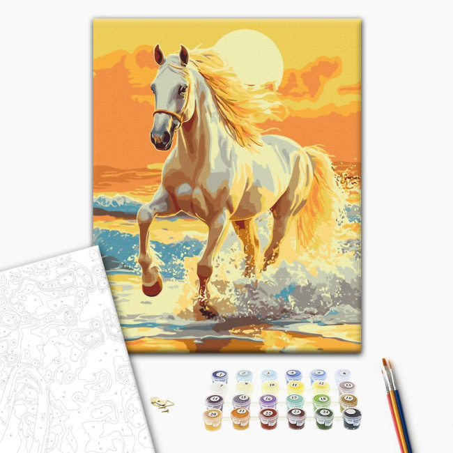 Картина по номерам Оседланый закат Brushme 40 х 50 BS54415