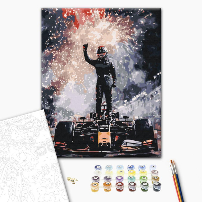 Картина по номерам Гран-при мечты 40 х 50 BrushMe BS54511
