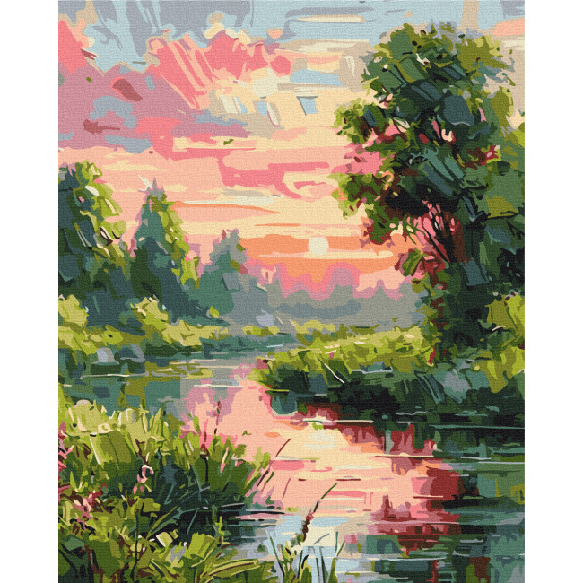 Картина по номерам  Уютный пейзаж Brushme 40 х 50 BS54162