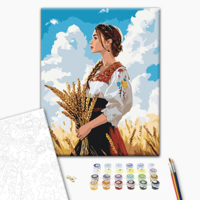 Картина за номерами Кольори спадщини 40 х 50 Brushme  BS54332