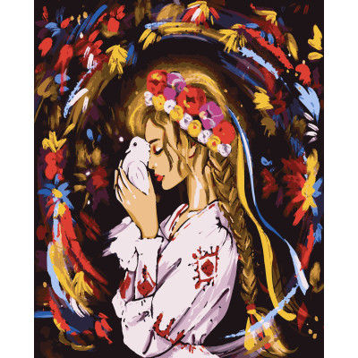 Картина за номерами Надія на мир @maryzueva_art  40 х 50 Artissimo PN9103