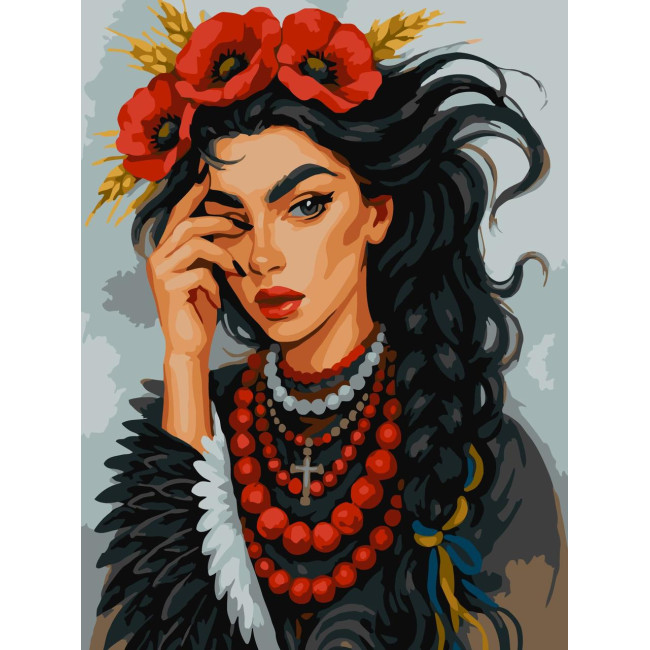 Картина за номерами Крилата 30 x 40  Ідейка KHO8656