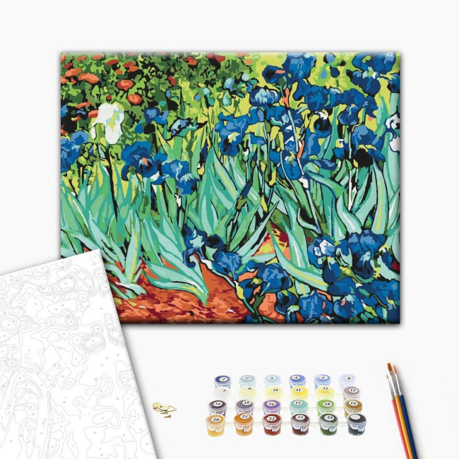 Картина за номерами Іриси Ван Гог 40 х 50 Brushme BS51339
