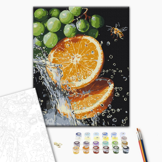 Картина за номерами Соковите поєднання  Brushme 40 х 50 BS54150