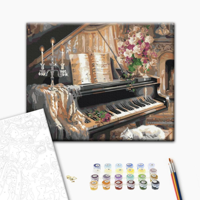Картина по номерам Комфорт Бетховена 40 х 50 Brushme BS467