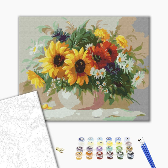 Картина за номерами Сонячний натюрморт Brushme 40 х 50 BS51396
