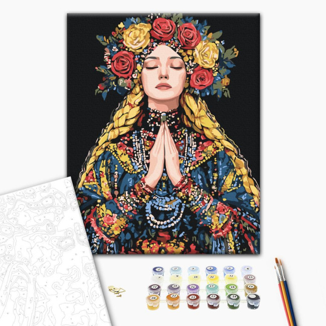 Картина за номерами Берегиня традицій  Brushme 40 х 50 BS54335