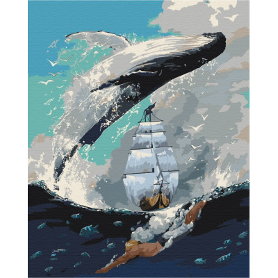 Картина за номерами Господар моря 40 х 50  Brushme BS51542