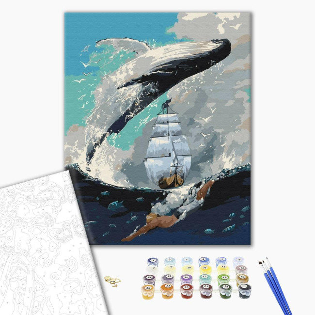 Картина за номерами Господар моря 40 х 50  Brushme BS51542