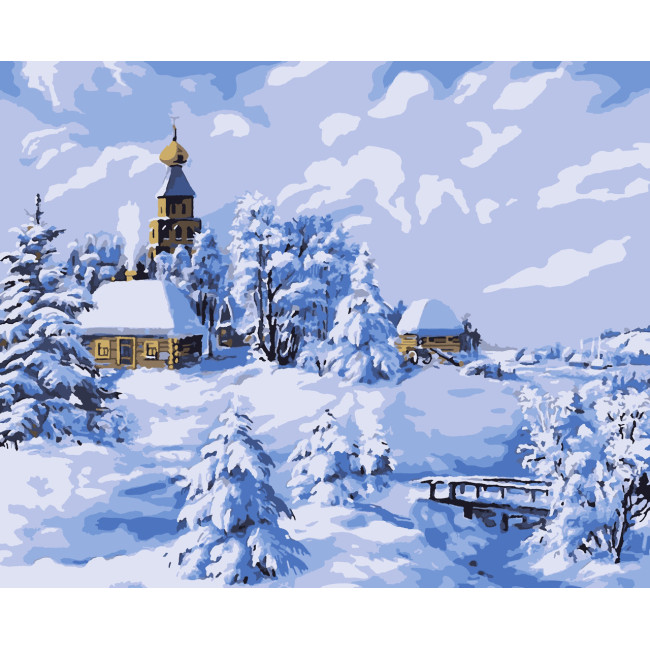 Картина за номерами Зимова казка 40 х 50 PN2736