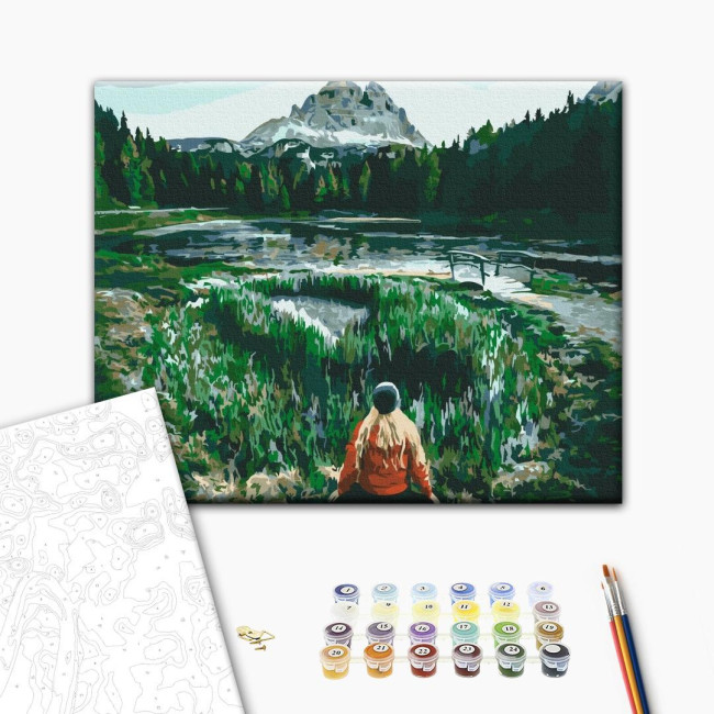 Картина за номерами Три зубці Лаворедо Roksolana Baran 40 х 50 Brushme BS53754