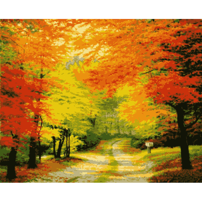 Картина за номерами Осінній ліс Artissimo 40 х 50 PN0169