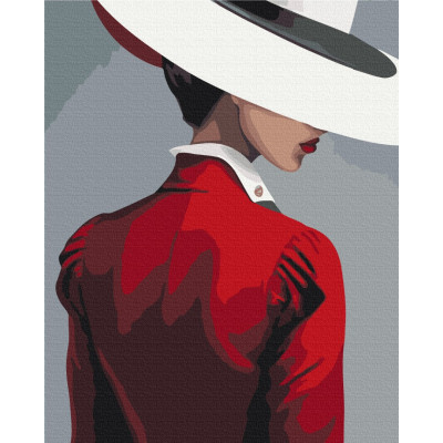 Картина за номерами Таємниця червоного 40 x 50  Brushme BS53812