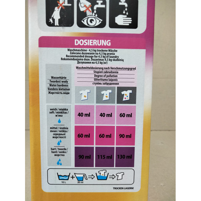 WASCHKONIG  ПОРОШОК ДЛЯ СТИРКИ Сolor 6,5 КГ