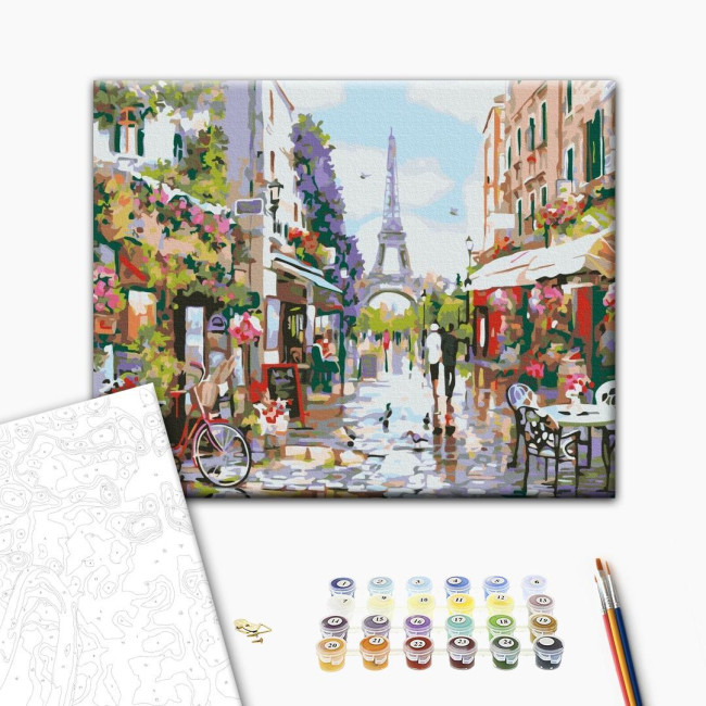 Картина за номерами Пообіддя в Парижі Brushme 40 х 50 BS32748
