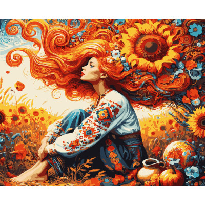 Картина за номерами Україночка 40 х 50  Artissimo PN2835