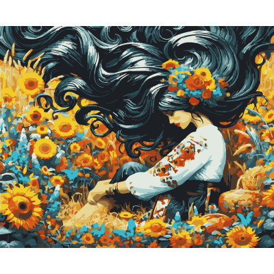 Картина за номерами Чорноброва 40 х 50  Artissimo PN2845