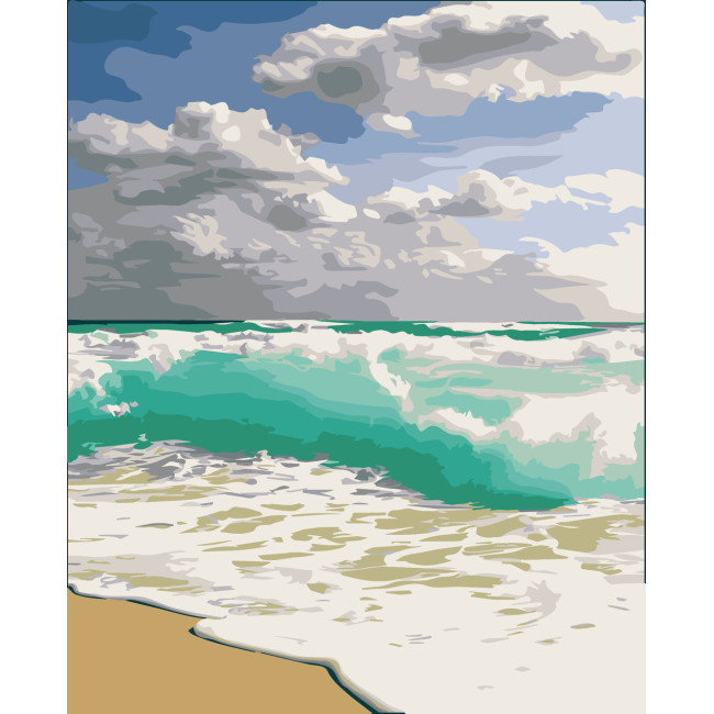 Картина за номерами Море  40 х 50 Artissimo  PN2880
