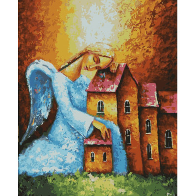 Картина за номерами Янгол охоронець 40 х 50 Artissimo  PN5455