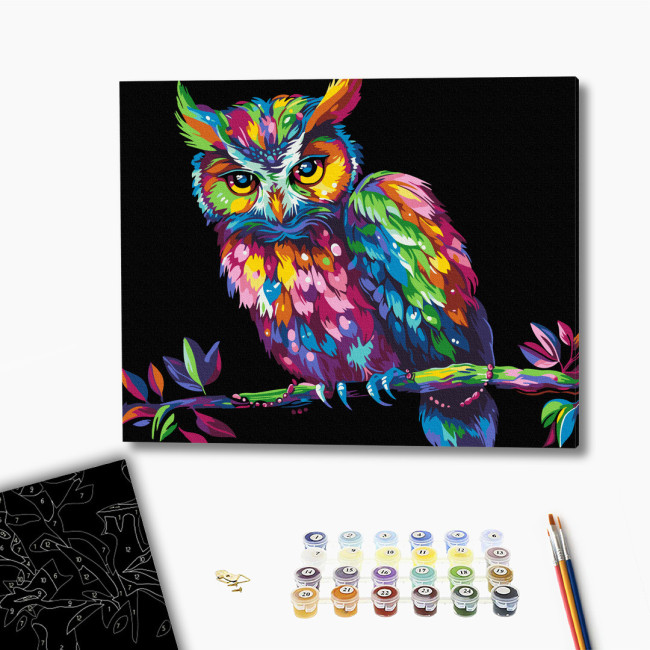Картина за номерами Кольорова мудрість Brushme 40 х 50 BSB0016