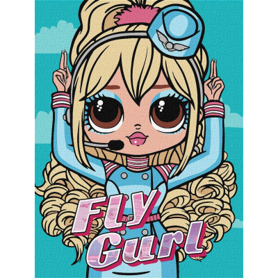Картина по номерам LOL Surprise OMG Fly Gurl 30 х 40 Идейка KHO6275