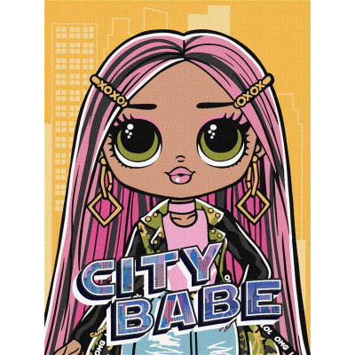 Картина за номерами LOL Surprise OMG City Babe 30 х 40 Ідейка KHO6277