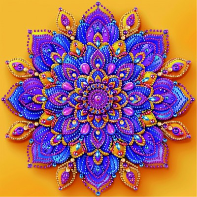 Алмазная мозаика Нежный цветок 25 х 25 Brushme BH018