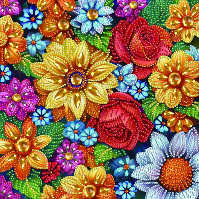 Алмазна мозаїка Квіткова колекція 25 х 25 Brushme  BH029